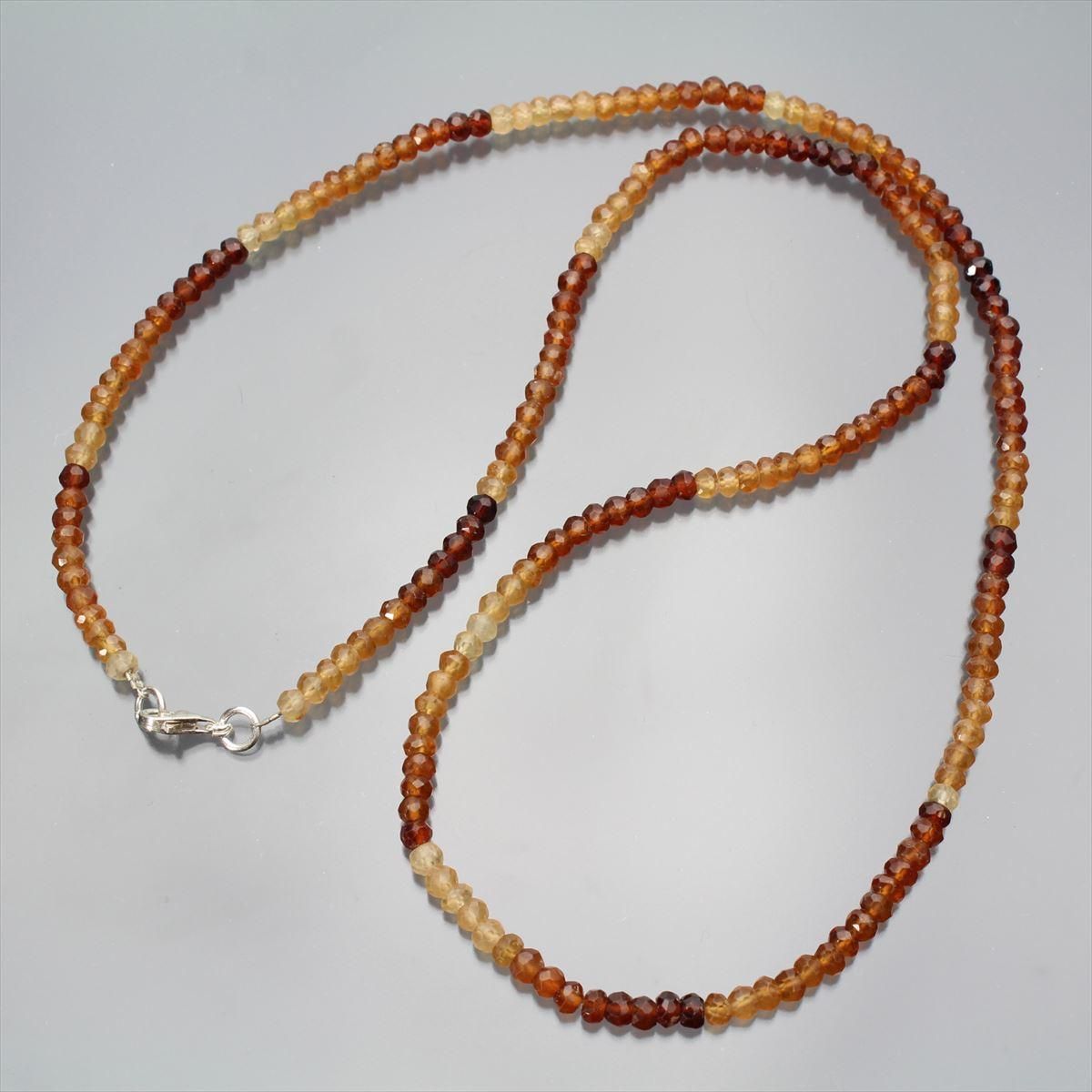 ヘソナイト・ガーネット・ネックレス（ロングタイプ