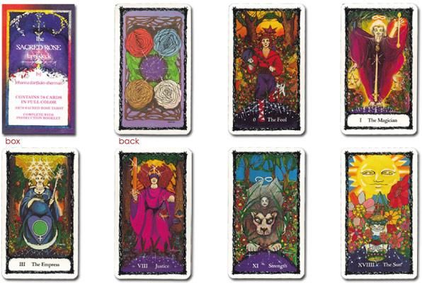 カラフルな薔薇が美しい！！】セイクリッド・ローズ・タロット