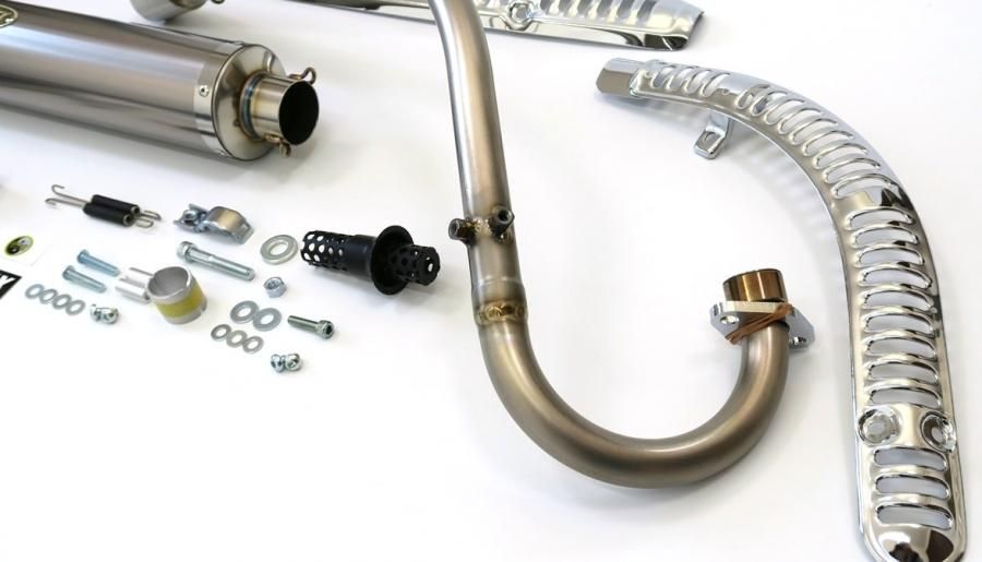 クロスカブ110(JA45) OUTEX.R-TT-UP-PP チタンエキパイ、チタン