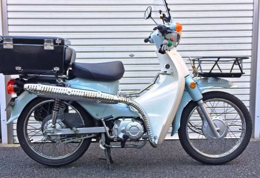 スーパーカブ110（JA07) OUTEX.R-SS-UP-PP アップマフラー - バイク