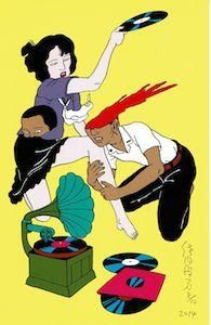 夢覘03 サイン入り著者校了紙 Saeki Toshio Offset printing