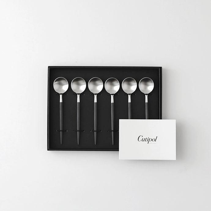クチポール［GOA］ティー｜スプーン ギフトセット(6本)ブラック