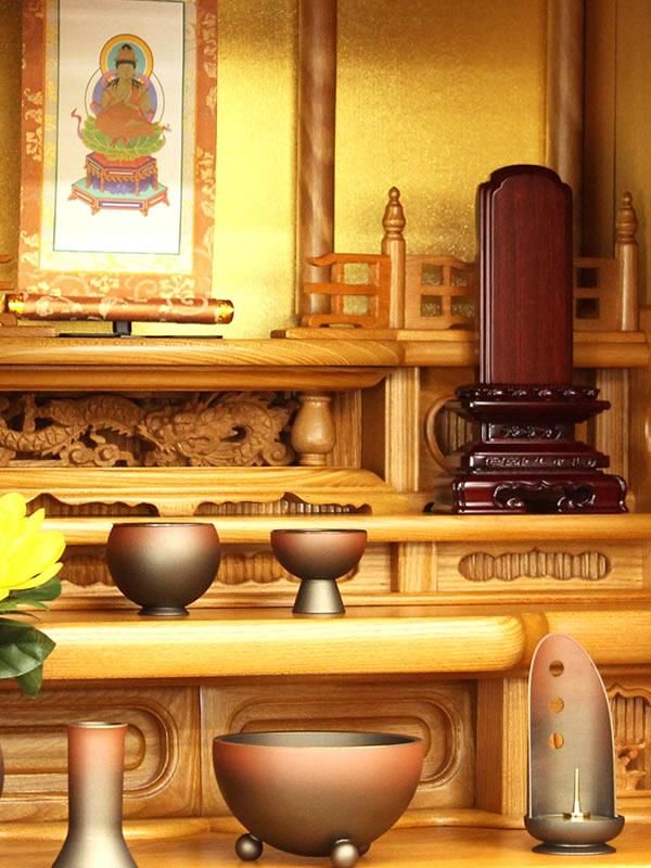 唐木位牌】紫檀角丸（3.5寸〜6.0寸）|高級唐木材を使用したお位牌