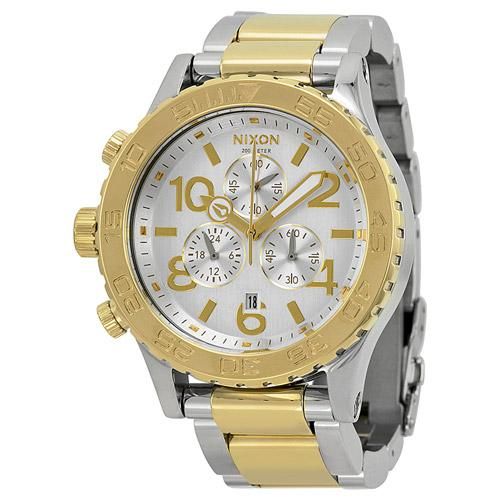 ニクソン 腕時計 42-20 A0371431 シルバーダイアル×ツートンステンレス