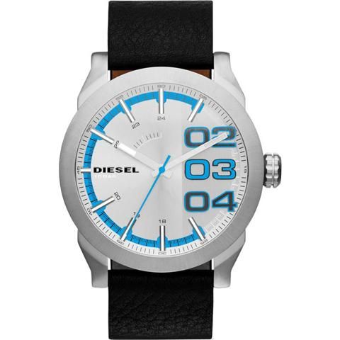ディーゼル 腕時計 ダブルダウン DZ1676 シルバー×ブラック - 腕時計の