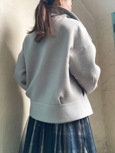 Lallia Mu】スタンドカラーウールショートコート - Carry On ONLINE STORE