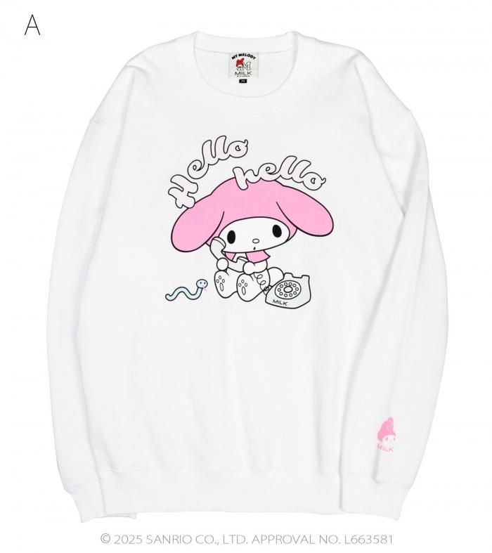 マイメロ PHONE SWEAT | マイメロディコラボスウェット - MILK MILKBOY