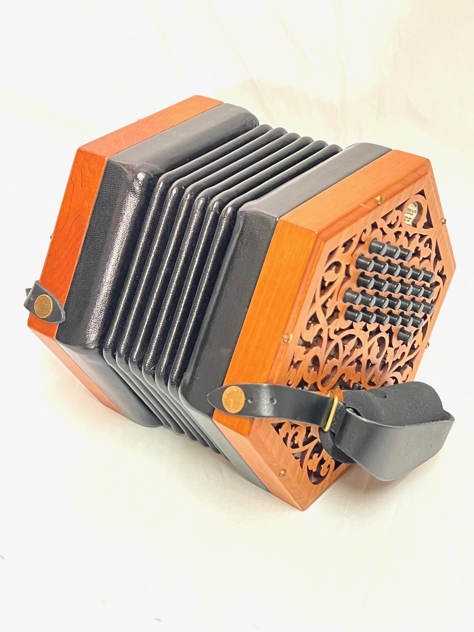 コンサーティーナ concertina 52KEY R.MOUSE&CO Beaumont BUTTON BOX