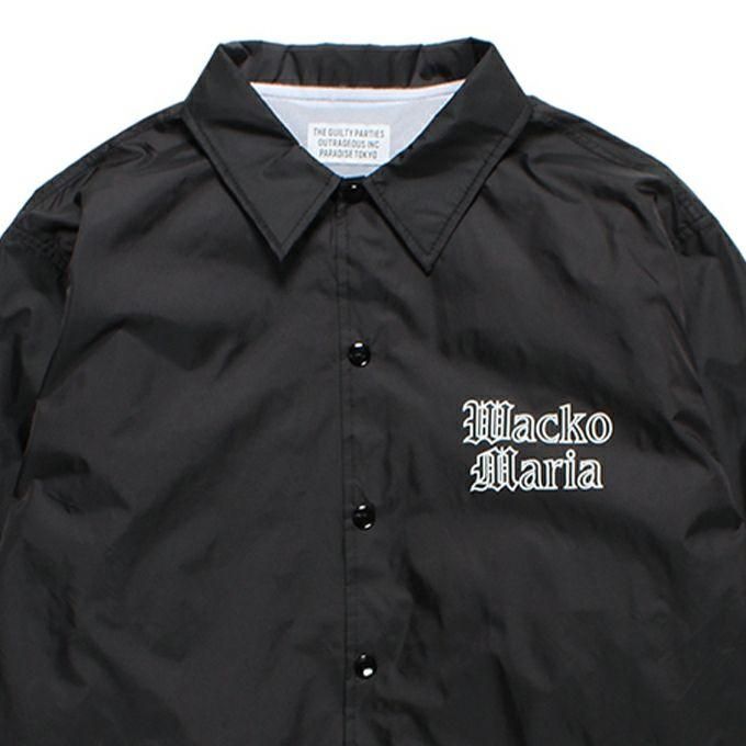 WACKO MARIA/ワコマリア/COACH JACKET/コーチジャケット/BLACK