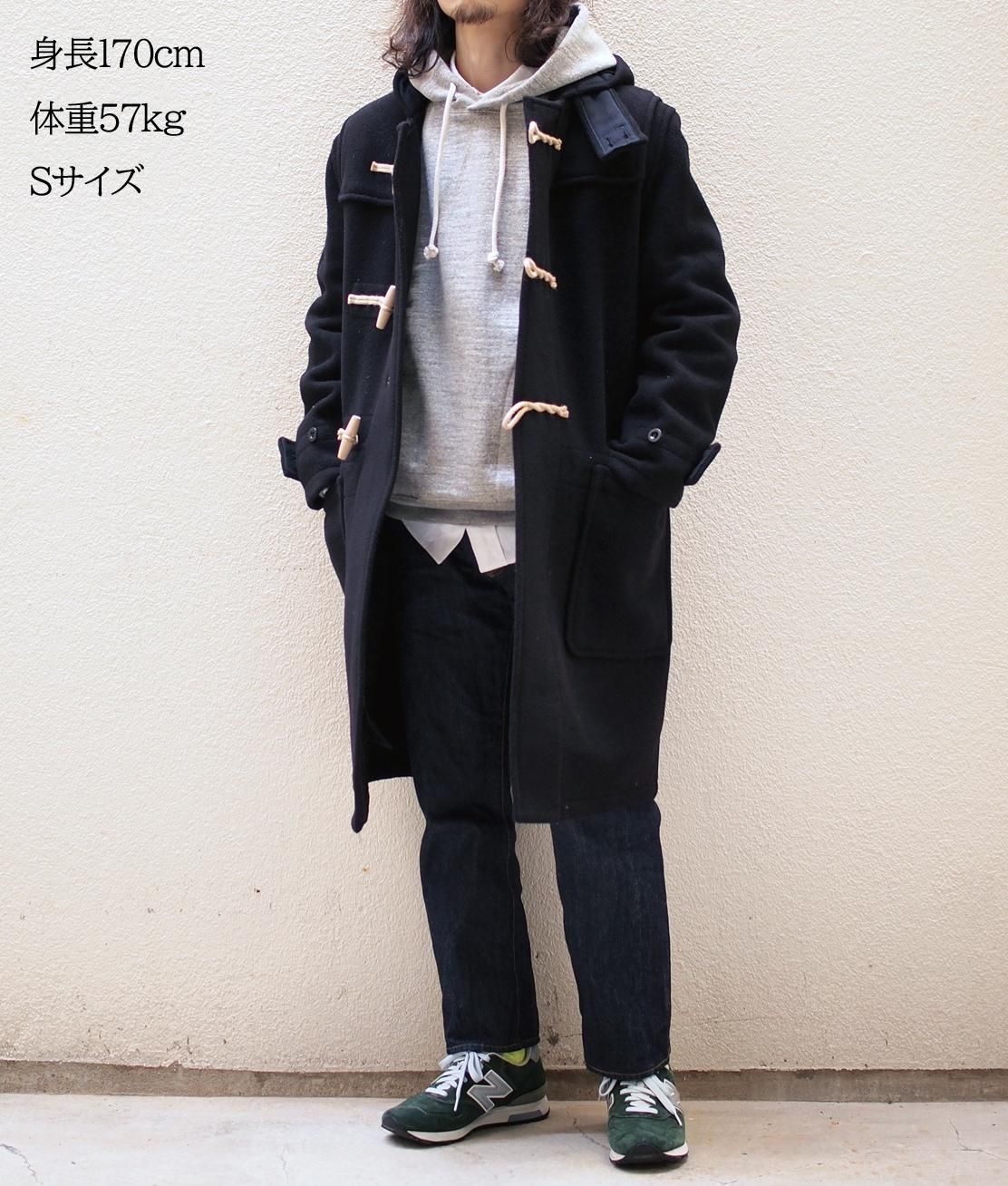 Gloverall】MONTY - BLACK グローバーオール ダッフルコート