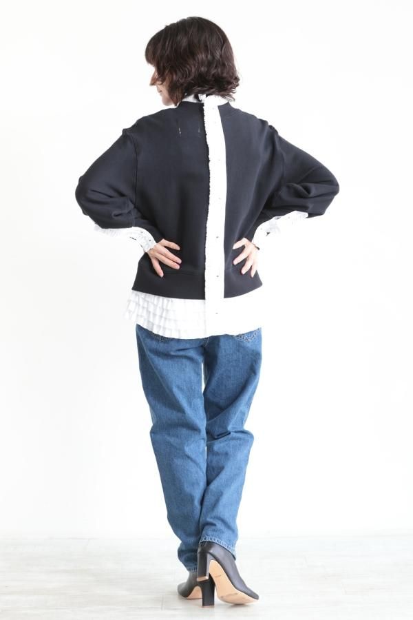 MUVEIL(ミュベール) シャツレイヤードプルオーバー - YAMAROKU