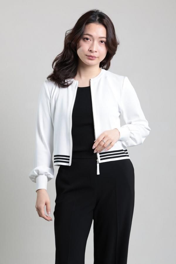 BORDERS at BALCONY(ボーダーズアットバルコニー) RAYON KNIT CARDIGAN