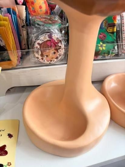 レトロ】ツイッギー風 ヘッドマネキン ディスプレイ・スタンド ピンク