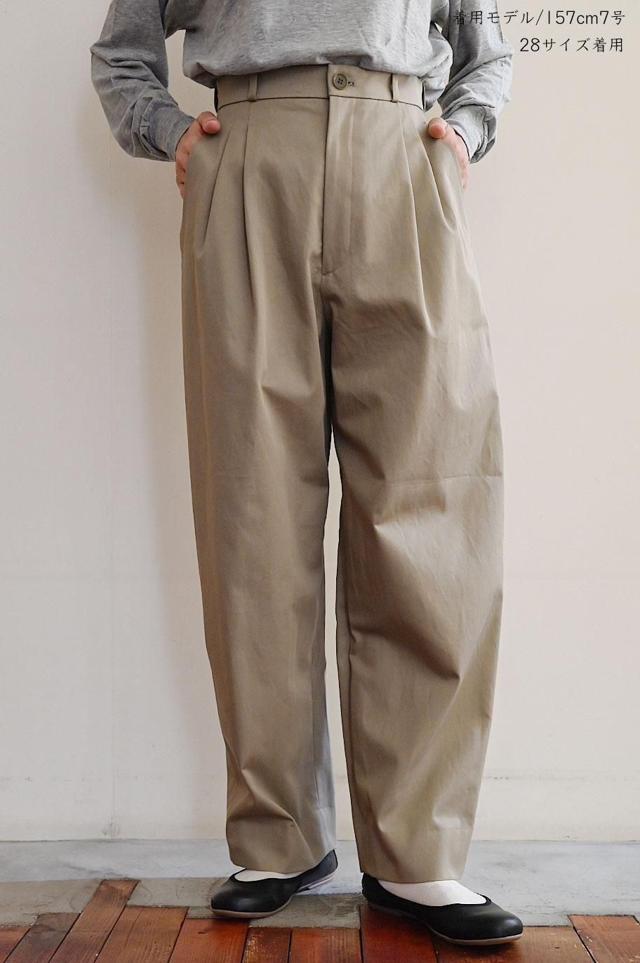 SP オーガニックコットンチノクロス スラックス- SPエシュペー- TONE