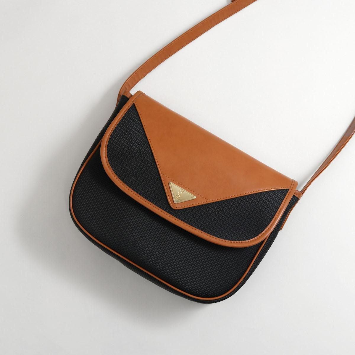 レディース] ヴィンテージ イヴサンローラン バイカラー ショルダー