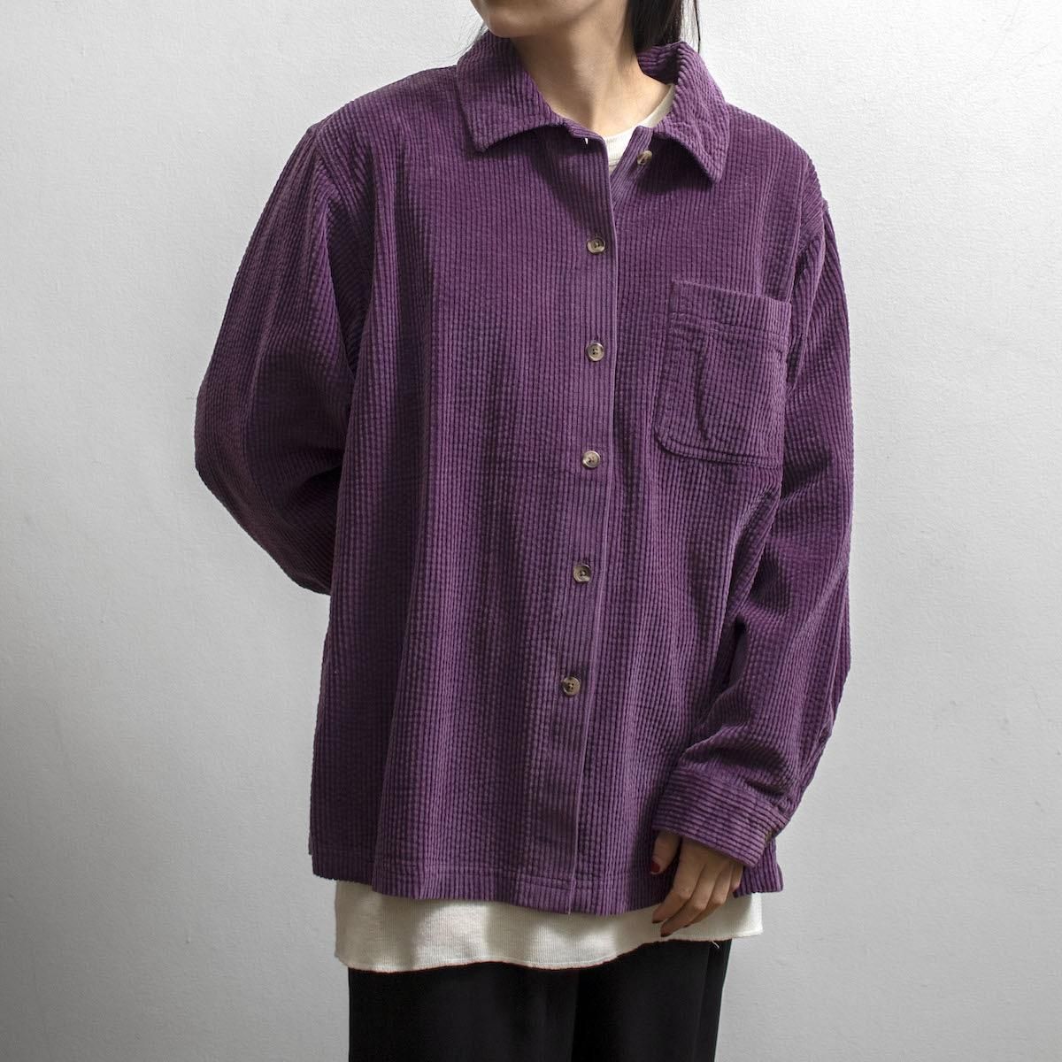 レディース] LLビーン オーバーサイズ コーデュロイシャツ 太畝