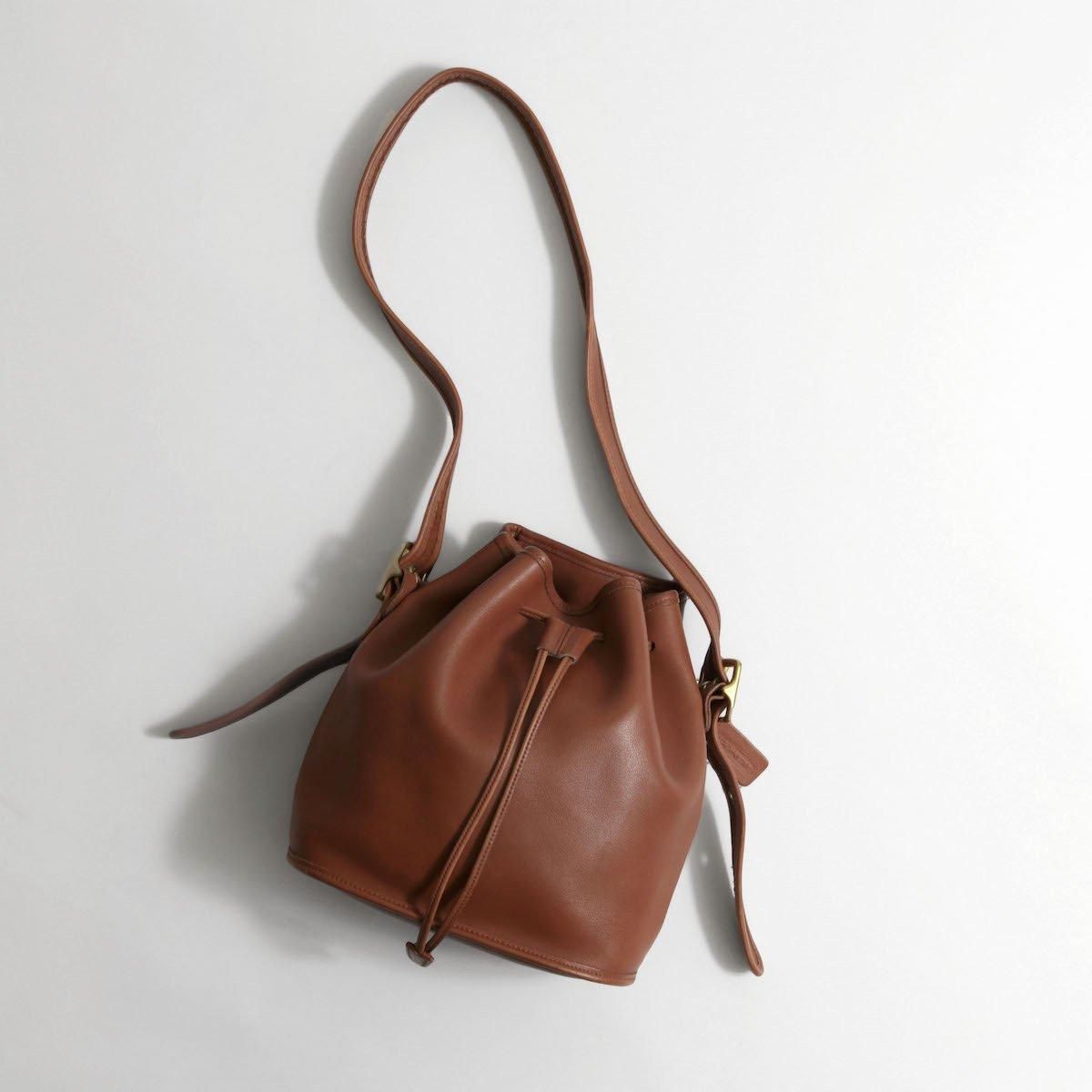 レディース] 1990s USA製 オールドコーチ 巾着 ショルダーバッグ