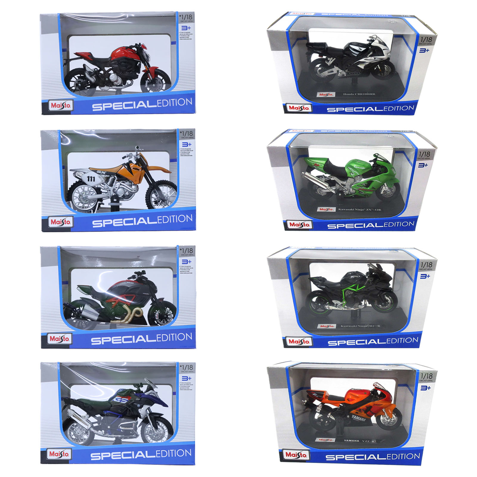 ミニカー・バイク＞Maisto 1：18 リアルバイク スペシャルエディション