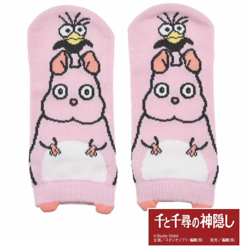 福助 【予約販売】レディース靴下 千と千尋の神隠し／坊ネズミ柄 L