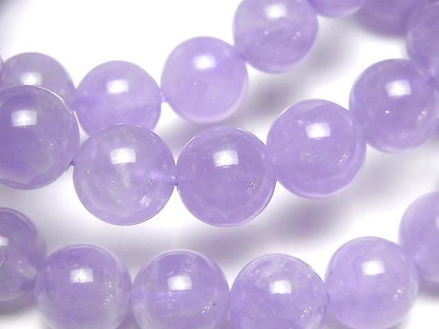 ラベンダーアメジスト ラウンド10mm ブレスレット｜天然石ビーズの卸
