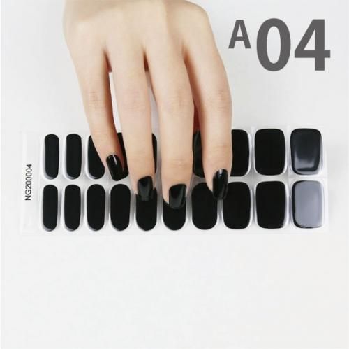 セミキュアジェルネイルシール】ジェルネイルシール 1枚20デザイン付