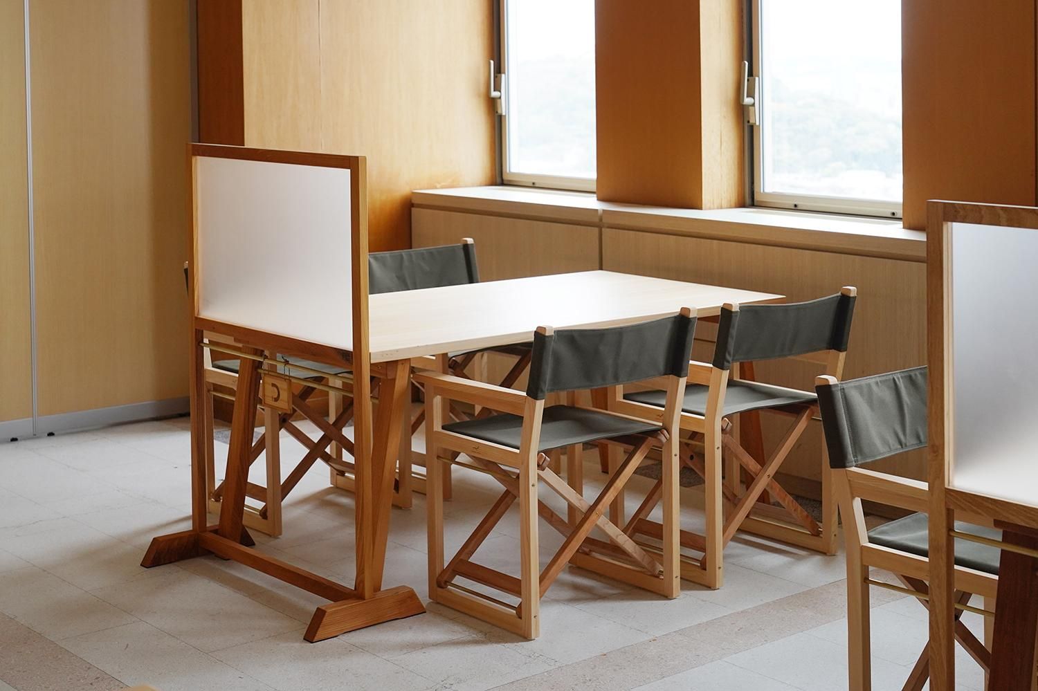 帆布チェア｜ディレクターズチェア｜無垢家具｜ヒノキクラフト