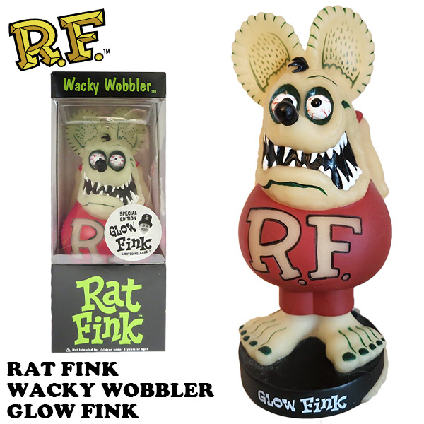 ラットフィンク ボビングヘッド GLOW FINK 【RAT FINK】【FUNKO