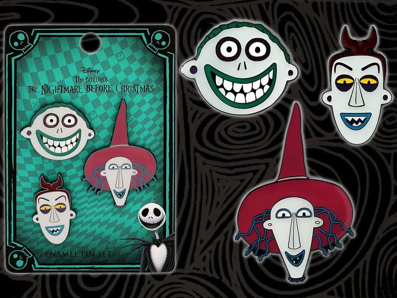 ナイトメアービフォアクリスマス ロックショックバレル・フェイスピン