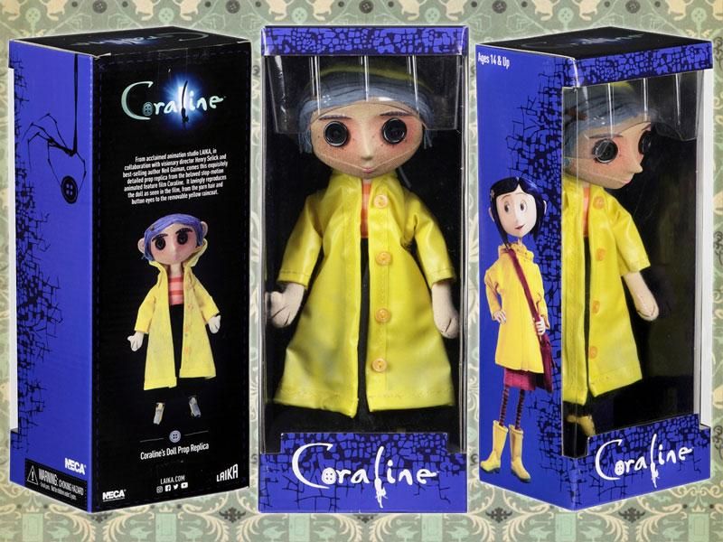 コララインとボタンの魔女Coraline NECA10インチレプリカドール