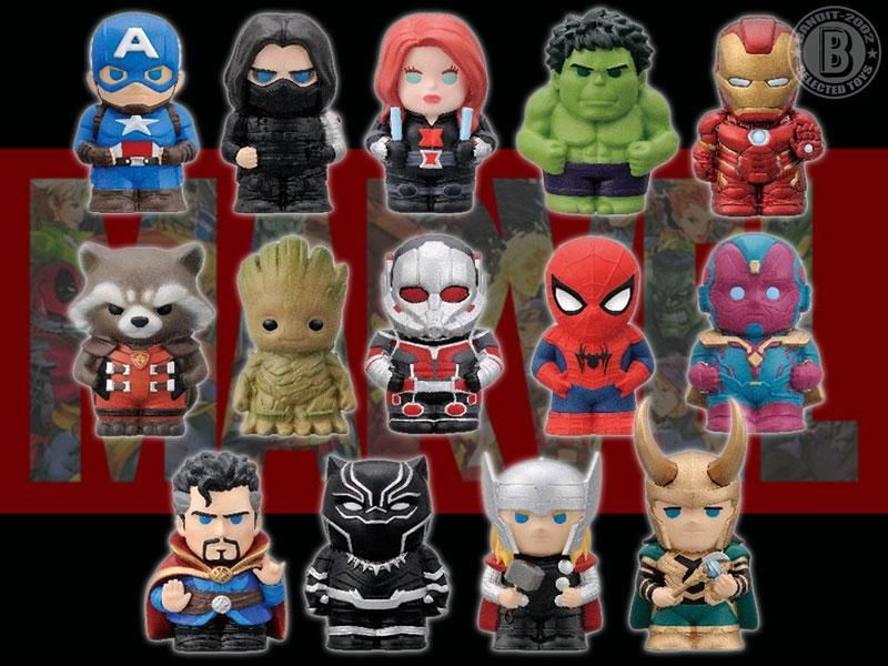 マーベルMARVEL ソフビパペットマスコット 1BOX未開封セット - BANDIT