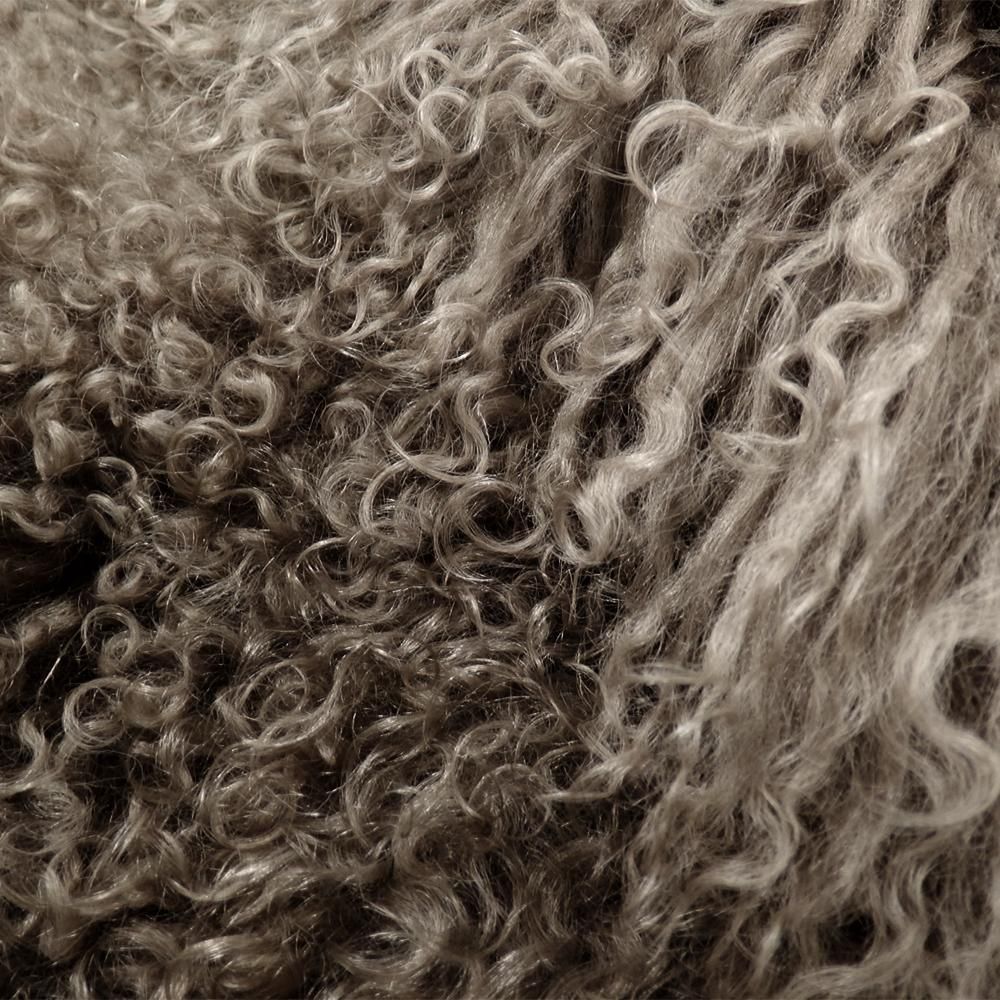 チベットラム フルスキン毛皮 1匹サイズ約95x60cm ブラウン｜ドリーム