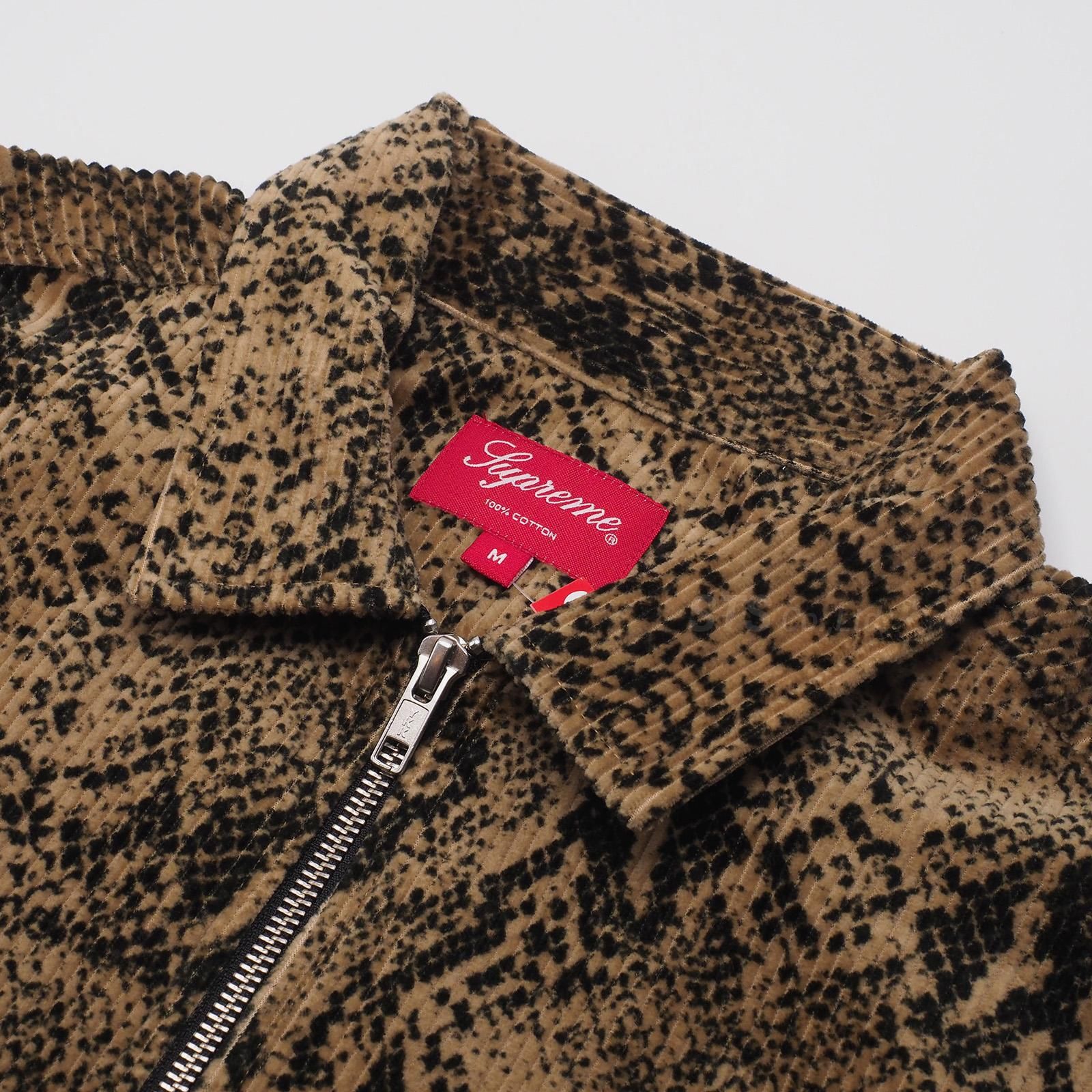 Supreme - Snakeskin Corduroy Zip Up Shirt - UG.SHAFT