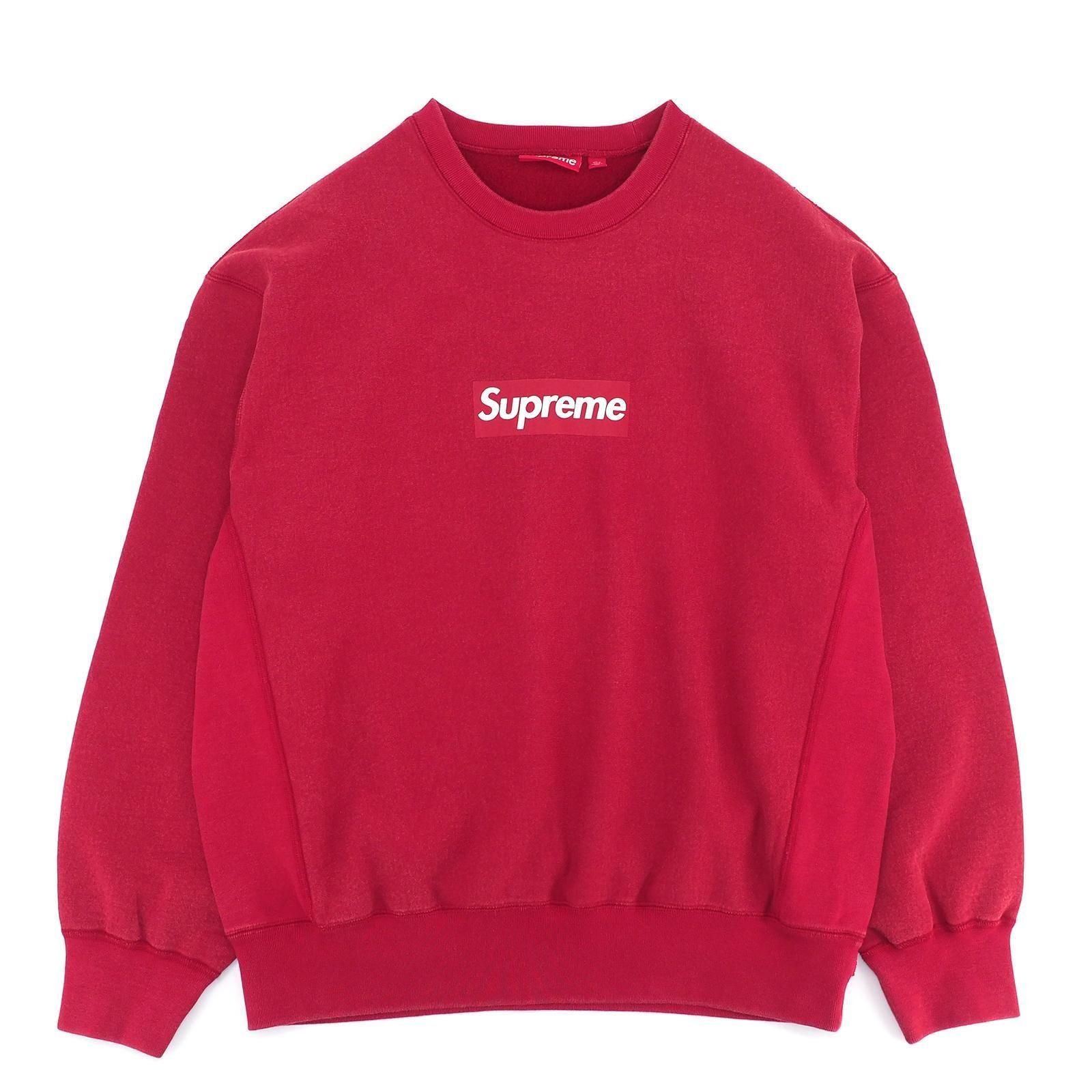Supreme | Washed Box Logo Crewneck - UG.SHAFT