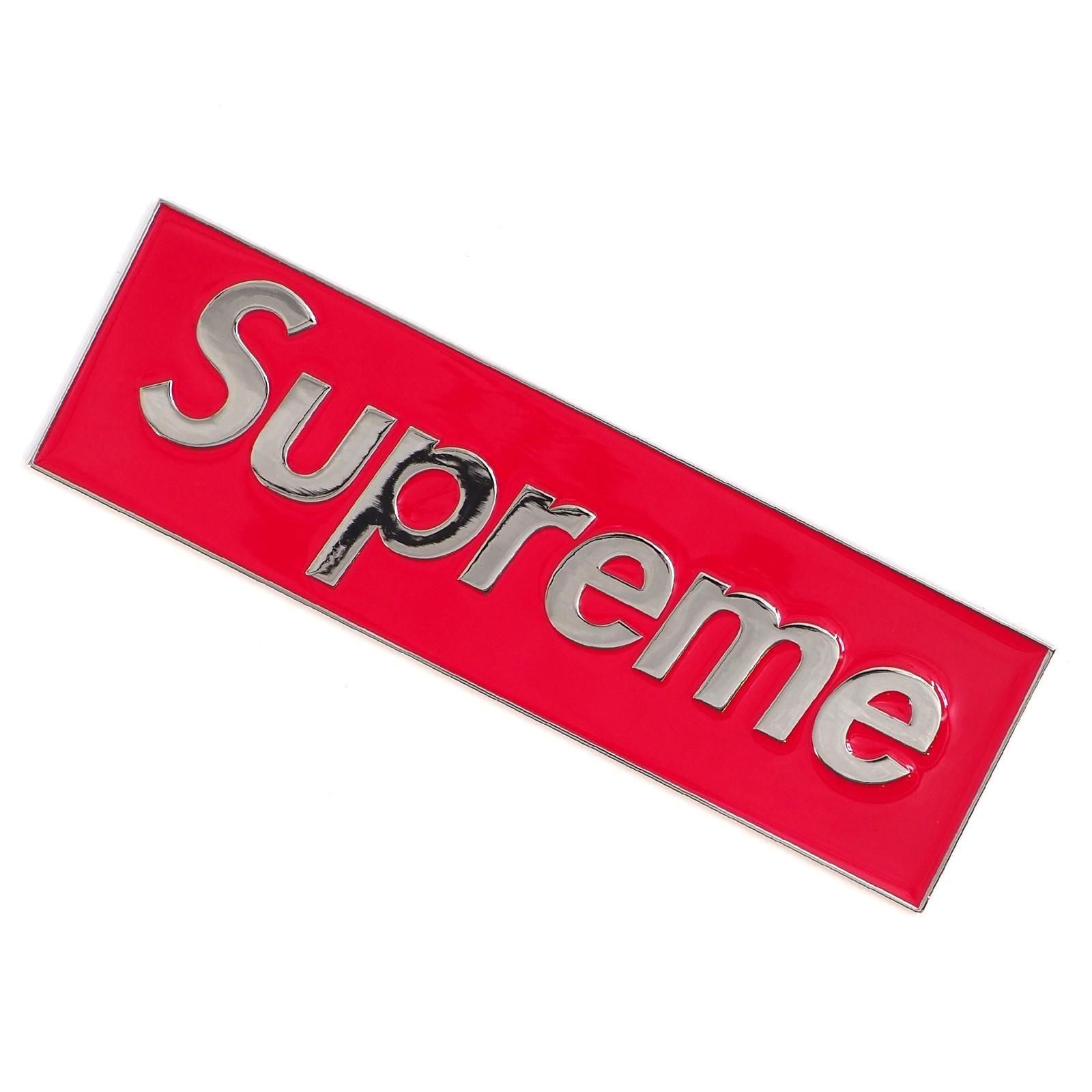 Supreme Box Logoエンブレム | 高級カーアクセサリー - UG.SHAFT