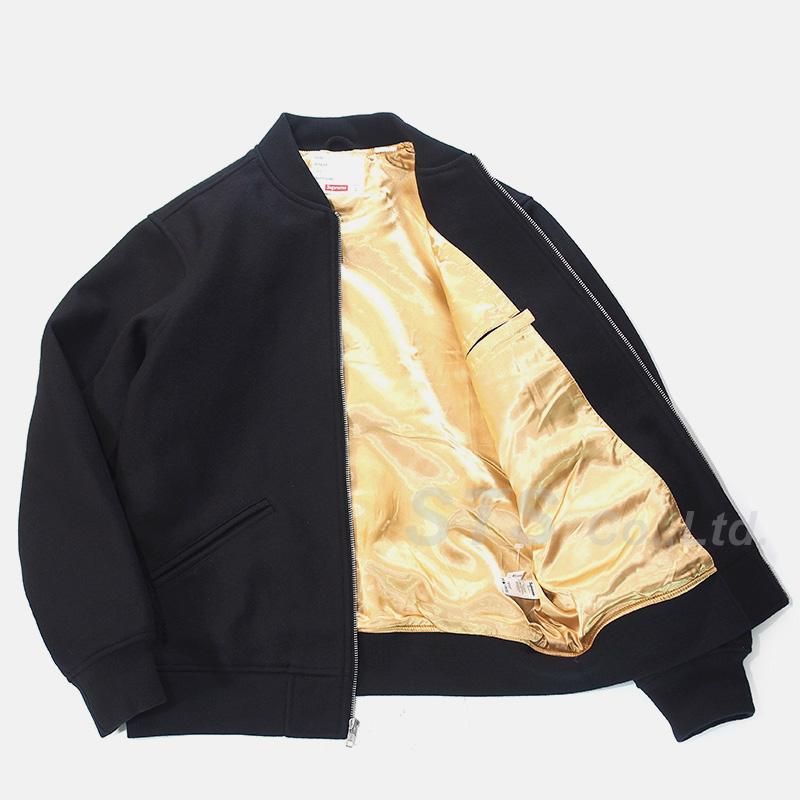 Supreme - Old English Zip Varsity Jacket - UG.SHAFT