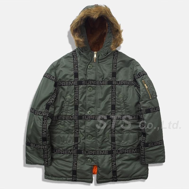 Supreme - Logo Tape N-3B Parka - UG.SHAFT