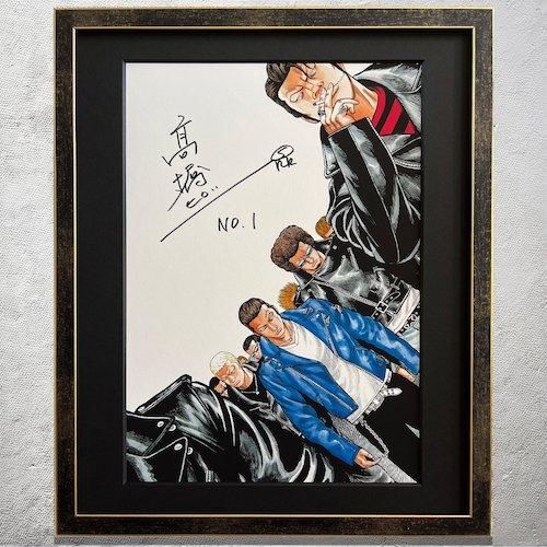 予約】送料別途※代引不可 直筆サイン・シリアルナンバー入り 額装複製