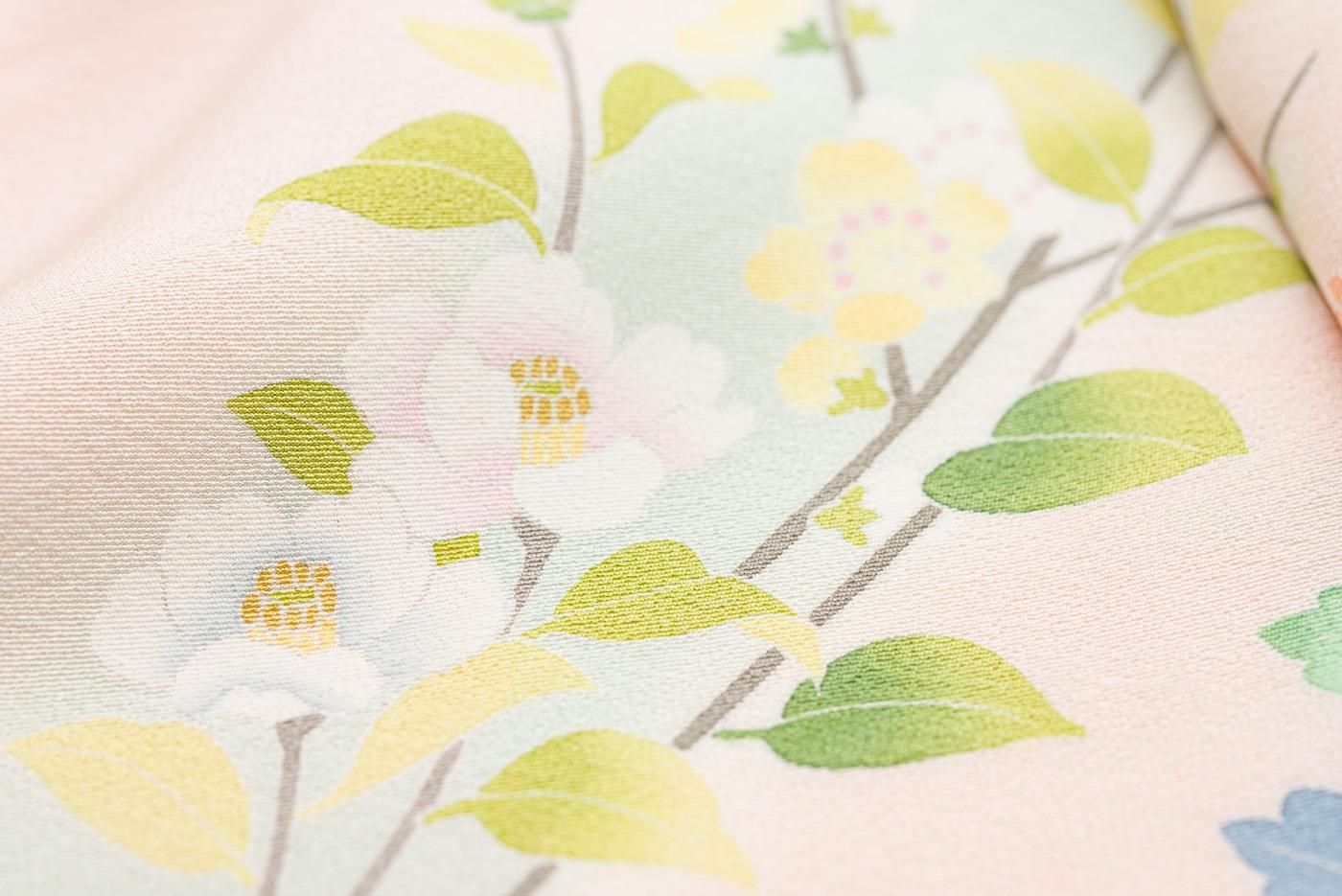 訪問着 阿部佳雪 - からん::アンティーク着物・リサイクル着物の通販サイト