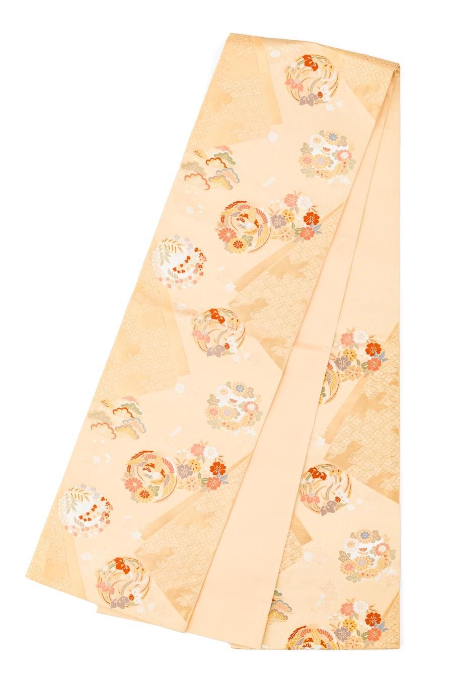 袋帯○鳳凰と花丸模様 - からん::アンティーク着物・リサイクル着物の