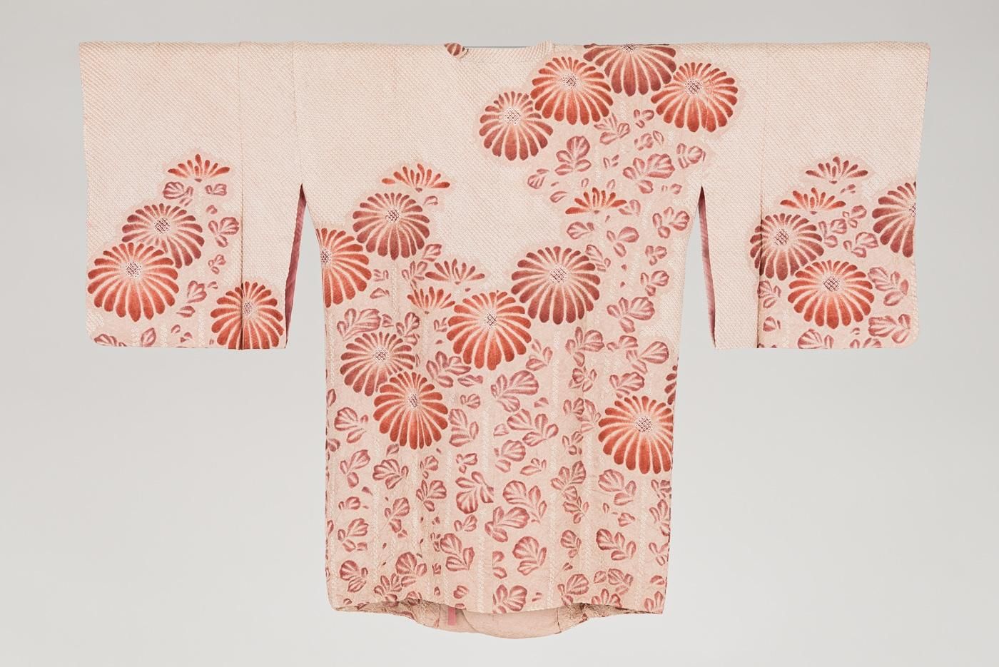 道行コート 総絞り 菊花 - からん::アンティーク着物・リサイクル着物