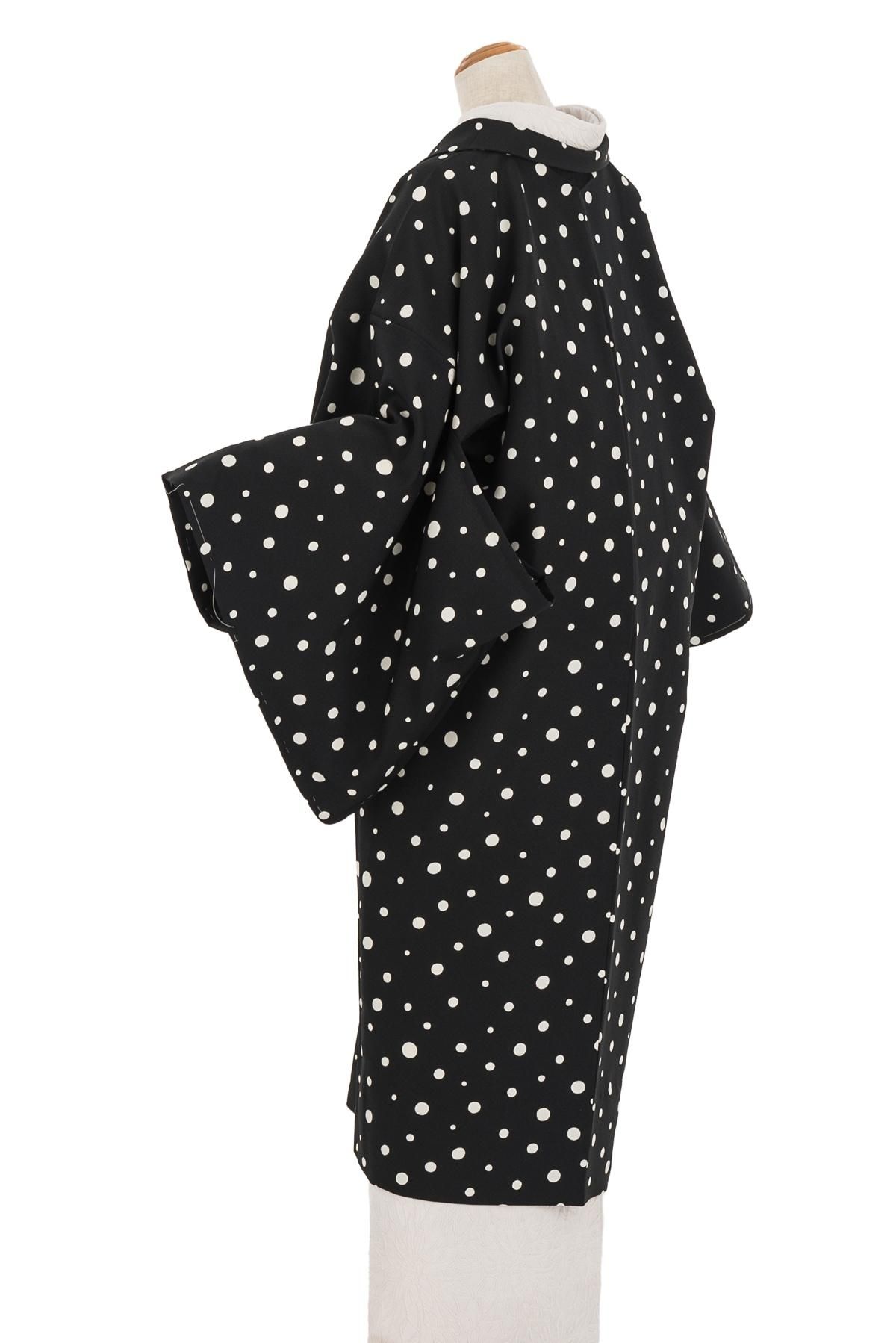 新品 洗える長羽織 水玉ドット - からん::アンティーク着物