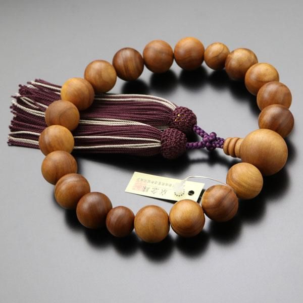 数珠 男性用 老山白檀 正絹房 - 数珠 京念珠 専門店 念珠ドットコム