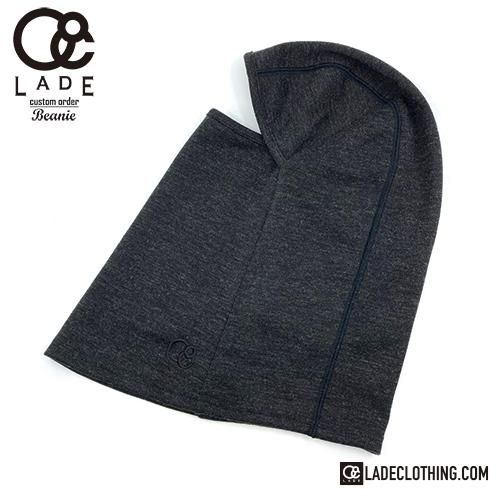 □LADE SNOW□ WOOL-BLEND Balaclava / Dark Gray - LADE STORE 花笠
