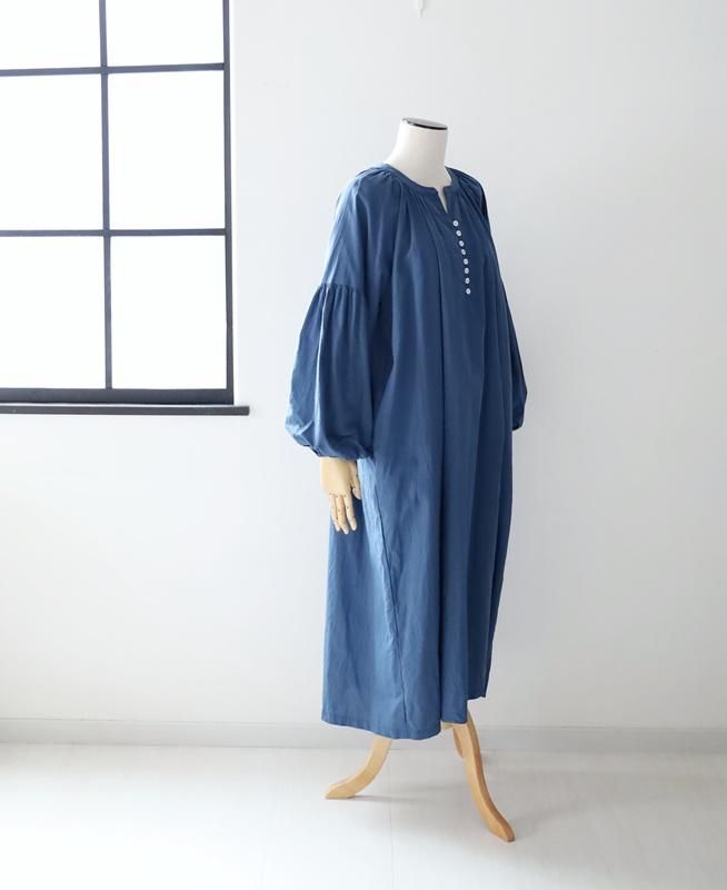 pattern大人の日常着 no.107 ループボタンのワンピース - mion