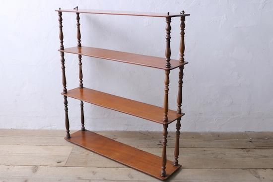 フランスアンティーク/ウォールシェルフ3段/約w64×d15×h67cm/1920-30s