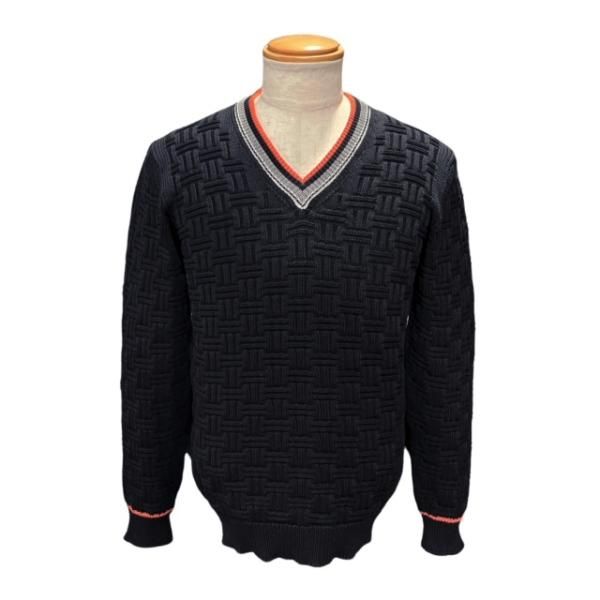 Drumohr 【ドルモア】 5Gコットン・バスケット編チルデンセーター