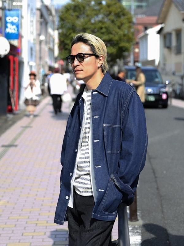 CALEE】(キャリー) 9.5OZ DENIM COVERALL | デニムカバーオール