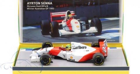 ミニチャンプス 543933838 1/18 マクラーレン MP4/8 #8 ウィナー