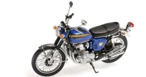 ミニチャンプス 122161004 1/12 ホンダ CB750 1968 ブルー