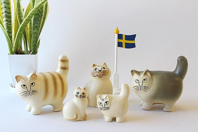 個体販売】リサラーソン / キャットモア（ホワイト）ミニサイズ / Lisa